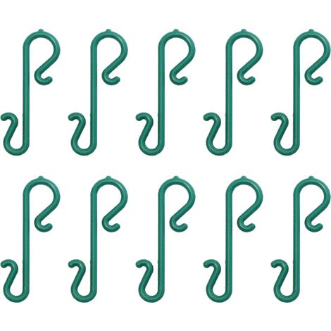 (100 Stück pro Packung) Weihnachtsdekorationen, Weihnachtskugeln, S-förmige Haken, Christbaumschmuck, Weihnachtshaken (1/5)