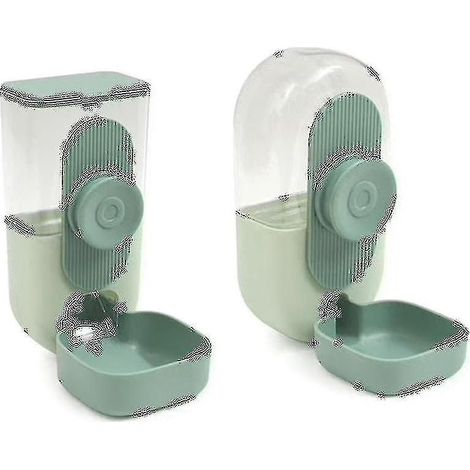 Distributeur automatique d'eau et de nourriture pour animaux de compagnie à suspendre, ensemble d'alimentation et d'abreuvoir à gravité automatique pour animaux de compagnie, bol de nourriture pour ca (1/3)