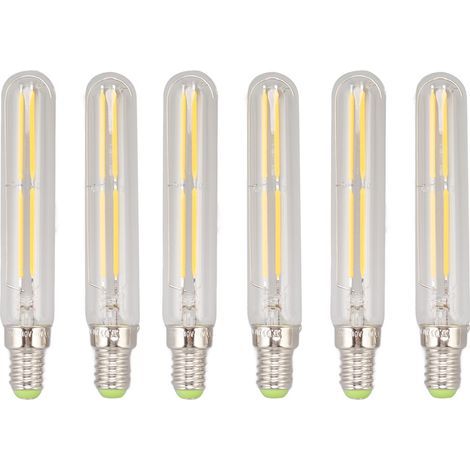 Eosnow 2pcs LED -Rohrlampe 4W E14 2300k Rohrleuchte Lampenlampen T20X120 220‑240V für die Beleuchtung