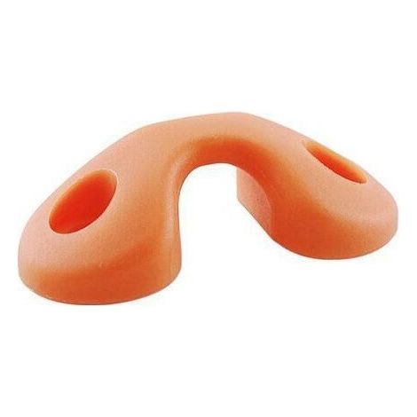 Double nylon rope clamp with guide ring ball bearing, automatic rope clamp plate, black Pilates fitness equipment with orange cap - (1/4)