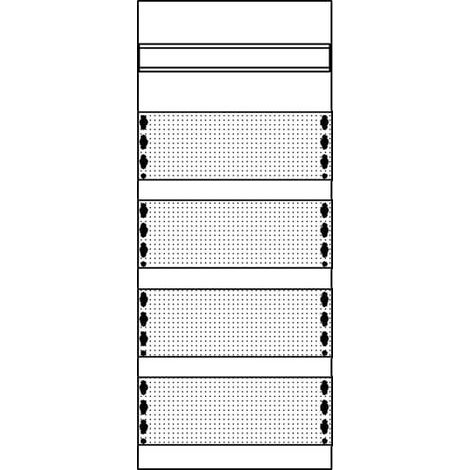 1MM0 Panneau Médias 4 Rangées 2CPX037486R9999 ABB D737486