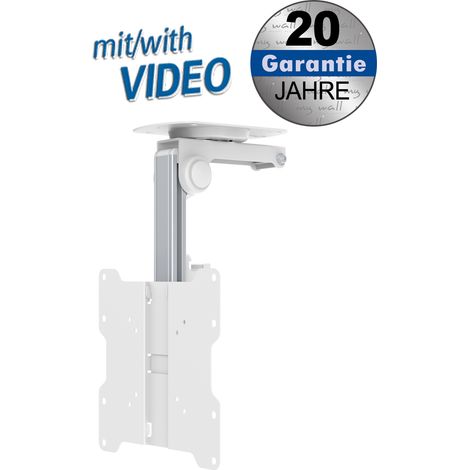 My Wall HL12WL - TV Stand de klappbare TV-Decke, platzsparend, Schrankmontage, flache und schräge Decken