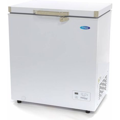 Congélateur coffre 140L - 2 roulettes - Compact - Maxima