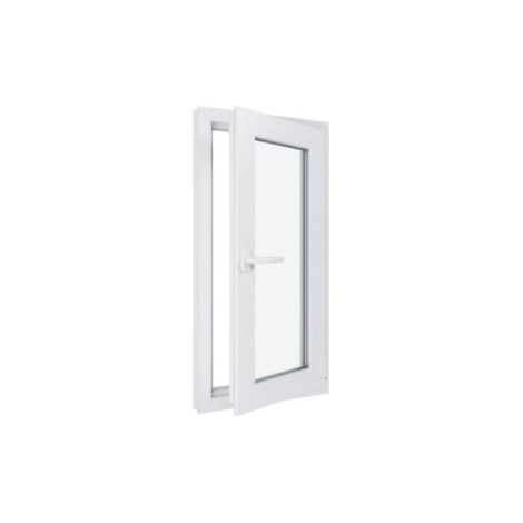 Finestra in PVC - Triplo vetro - Bianco - 500 mmx1000 mm cm