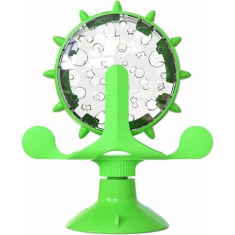 BUNTHAUS Multifonctionnel Slow Food QI Toy pour Chiens et Chats, Pet Slow Feeder Toys Jouet interactif Educational Safe Durable Pet Supplies Empêcher de Manger trop Vite (Vert) (1/4)