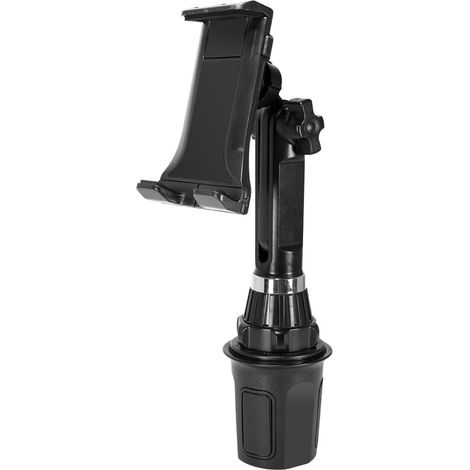 Soporte para tablet tipo portavasos, ajustable de 4 a 11 pulgadas, antideslizante, compatible con iPad, Switch, smartphone, para coche. (1/5)