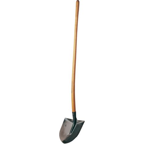 Pala Rex-Rotonda Con Manico In Legno 135 Centimetri