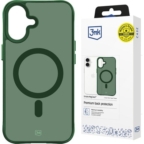 Apple iPhone 16 - 3mk MagCase Vert fumé (1/5)