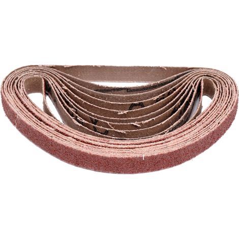 10 bandes abrasives etroites 10 x 330 grain de 120 ponceuses limes polisseuses