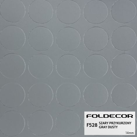 Bouchon autocollant 14 mm, gris poussiéreux (planche de 25 pièces) (1/5)
