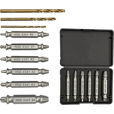 Kit Extracteur Vis HSS4341 Vis Rouillées (1/5)
