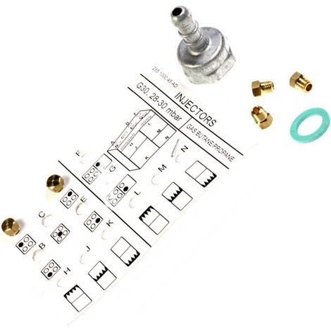 Kit Injecteur, gicleur butane