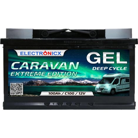Electronicx Caravan EXTREME Edition GEL Batterie 100 AH 12V Wohnmobil Boot Versorgung (1/5)
