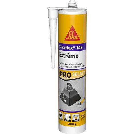 Sikaflex 141 PVC weiß, 380g Kartusche.