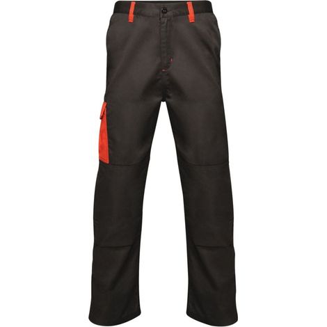 Pantaloni da lavoro Regatta Professional CONTRAST CARGO Nero / Rosso 40 (1/2)