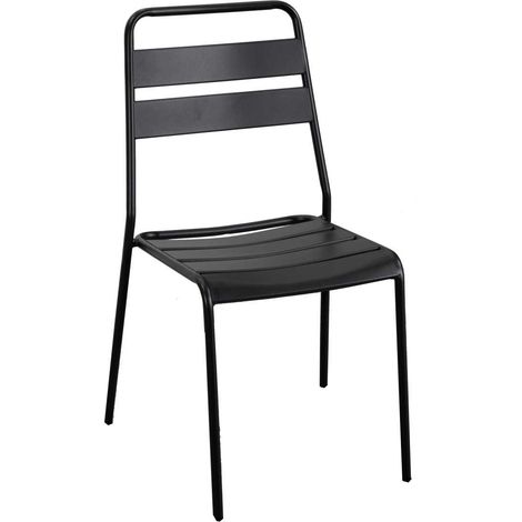 Sedia in Metallo Antracite mod. Rovigo (1/3)