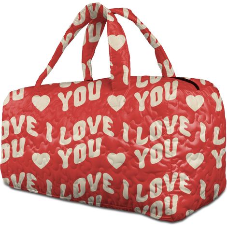 48,5x23x23cm Sac polochon matelassé imprimés, rangement vêtements, sac de sport pour outdoor et voyages (1/5)