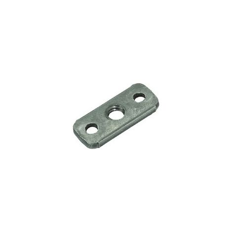 Platine 3 trous - Diamètre : 7 mm - Pas : 150 mm - SERFA