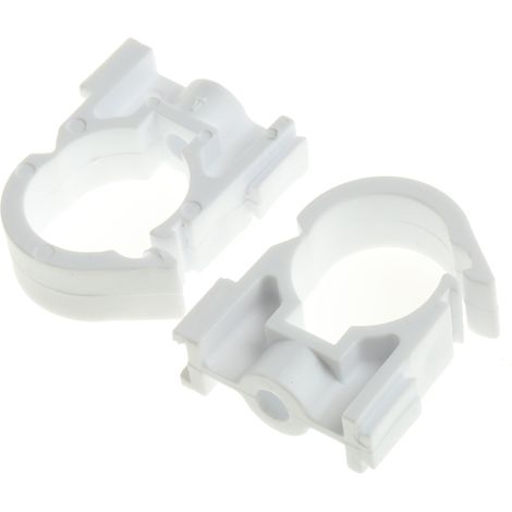Clip pour tuyaux, Polypropylène pour tube Ø 22mm ( Prix pour Boîte de 50 )
