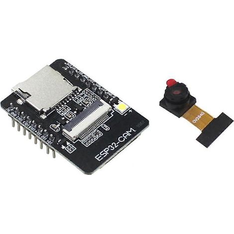 Carte de développement ESP32-CAM avec module WiFi et caméra OV2640, carte mère ESP32 WiFi Bluetooth IoT, processeur double cœur 32 bits (1/5)
