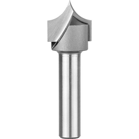 8mm Round Cutter with 16mm Cutting Diameter CNC Milling Cutter Tungsten Carbide Bits Two Flute Tips and Rounded Edges Carving Tool for Woodworking (1/5)