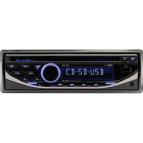 CALIBER AUTORADIO CD/USB/SD - TUNER FM ET ENTRÉE AUX 4X75WATTS (1/4)