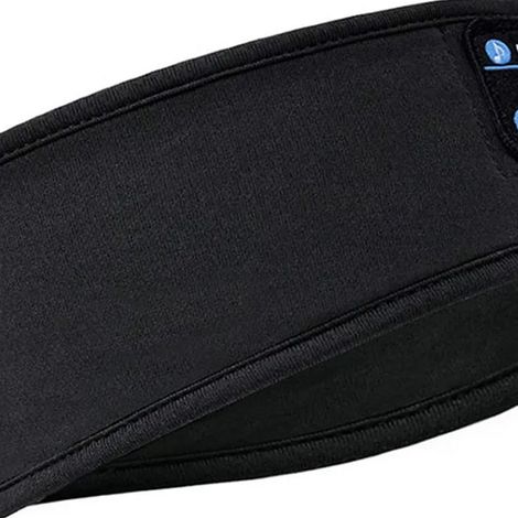 Bandeau de sport Bluetooth avec écouteurs sans fil pour dormir, bandeau musical noir (1/5)