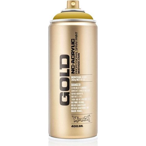 Bombe de peinture - Gold - Acrylique - Curry - G1050 - 400ml - Montana Cans