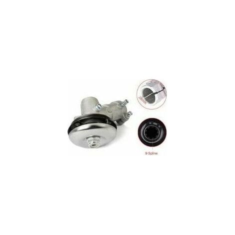 Accessoire pour débroussailleuse Renvoi d'angle Debroussailleuse 28mm, Tête d'engrenage Debroussailleuse Universelle Boîte de Vitesse de Tondeuse à Gazon pour Coupe Herbe/Tronconneuse (28mm, R (1/4)