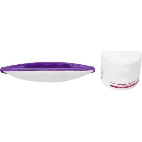 Sheepskin polishing brush for wood, nails and crafts – 13 cm, abrasive paste included (1/5)