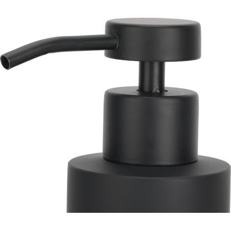 Distributeur de Savon Noir pour Cuisine en Acier Inoxydable, Accessoire Salle de Bain Manuel
