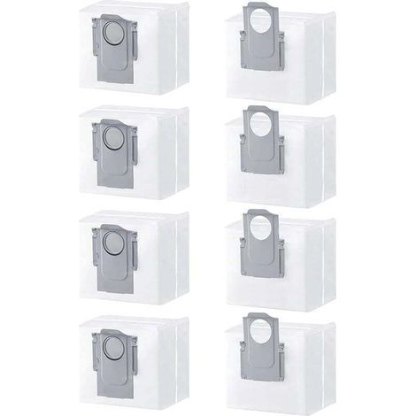 8 bolsas de repuesto para Roborock S8/S8+/S8 Pro Ultra/S7 MaxV Ultra/S7 Pro Ultra/Q7+/Q7 Max/Q7 Max+/Q5+-Crezuo-Crezuo