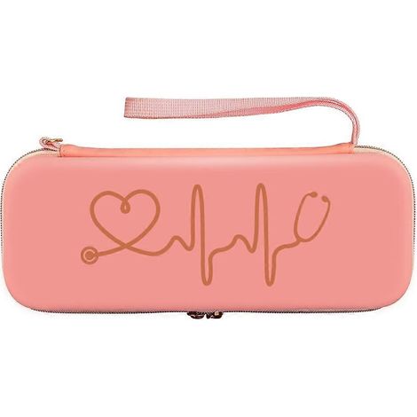 Stethoskop-Aufbewahrungsbox EVA Tragbare Reisetasche Rosa