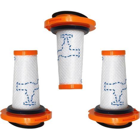 3pack ZR009010 Filter Compatible with Rowenta X-Force Flex 9.60 and X-Nano Essential RH1127WO,RH1128WO,RH1129WO,RH20C0WO,RH20C2WO,RH2037WO,RH2078WO
