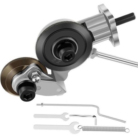 Grignoteuse de tôle électrique – Coupe précise fer, acier, cuivre, aluminium – Compatible perceuses lithium 12V/21V – Installation rapide-. (1/5)
