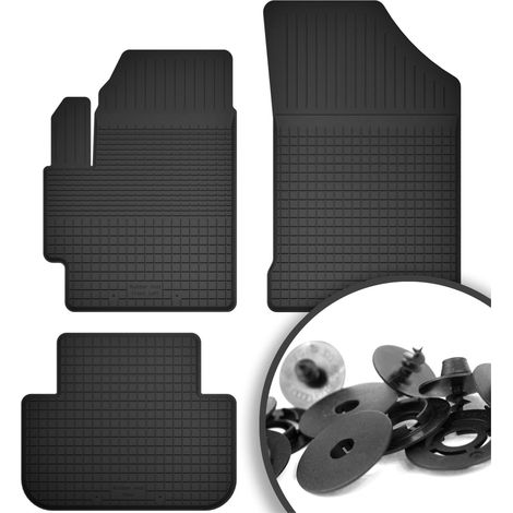 Tappetini in gomma + fermi per: Honda Civic VII 5 porte (2001-2007) (1/5)
