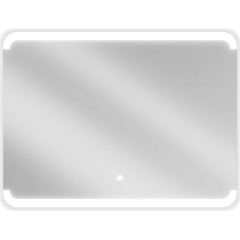 Mexen Nida espejo de baño iluminado 80 x 60 cm, LED 6000K, antivaho - 9806-080-060-611-00 (1/5)