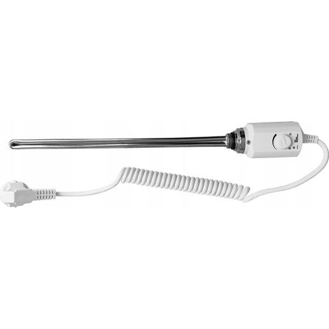 Radiador de baño de 1200 W, 230 V, 1/2" (ajustable), color blanco. (1/4)