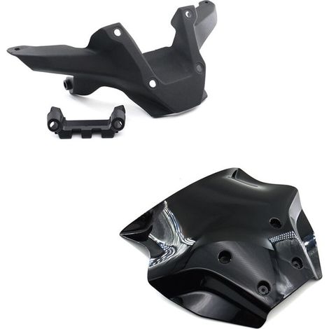 Componenti per la modifica della moto MT-09 SP 2024, deflettore parabrezza nero (1/3)