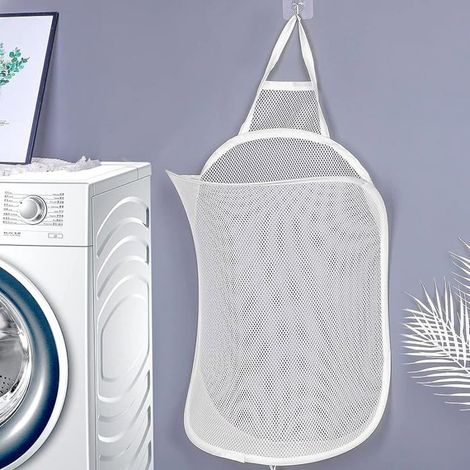 Panier à Linge Suspendurge Panier à Linge Murale Blanc Panier à Linge Pliable Mural Pliable Panier à Linge Sale Mult PANIER A LINGE (1/5)