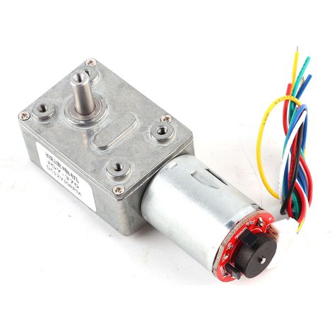 Moteur à engrenages haute couple avec encodeur, auto-blocage puissant, 30 tr/min (1/5)