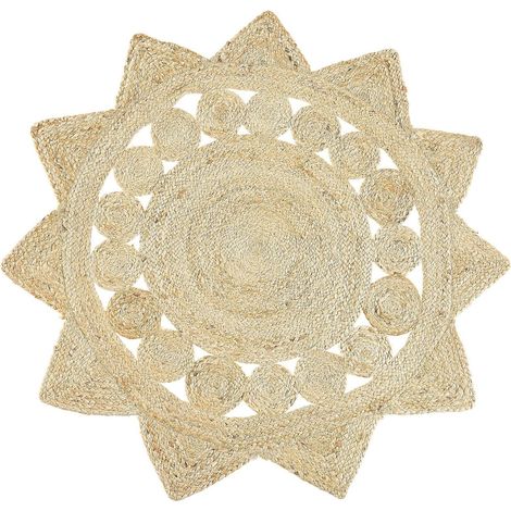 Teppich ARABAN Beige ø 120 cm Jute