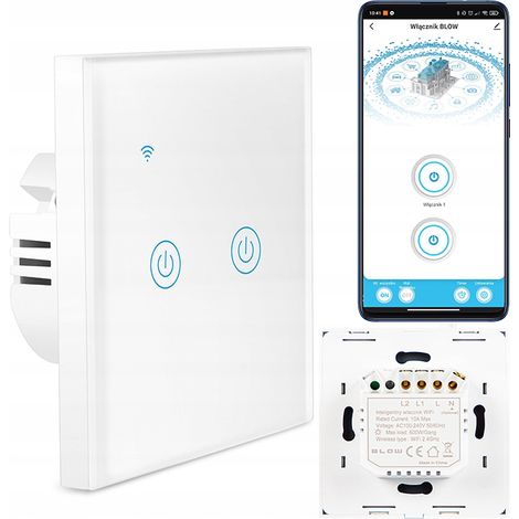 Interrupteur intelligent blow 72-088 wifi gestion vocale (1/3)