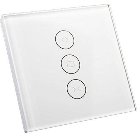 Interrupteur connecté pour volets roulants WiFi IVR501W – contrôle app & manuel, programmation horaire, compatible Alexa et Google Assistant