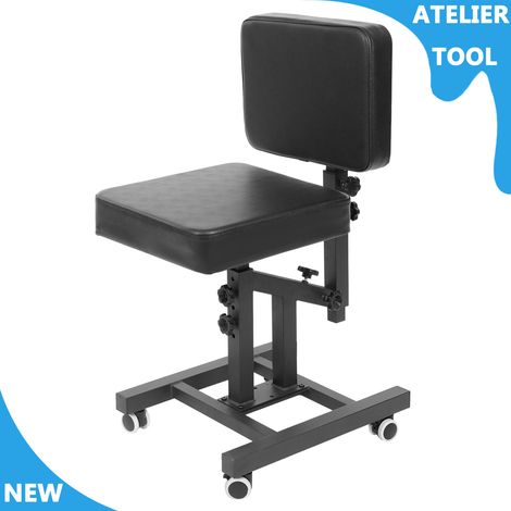 ATELIER Chaise à usage multiples chaise à hauteur réglable avec 4 roues universelles (1/5)