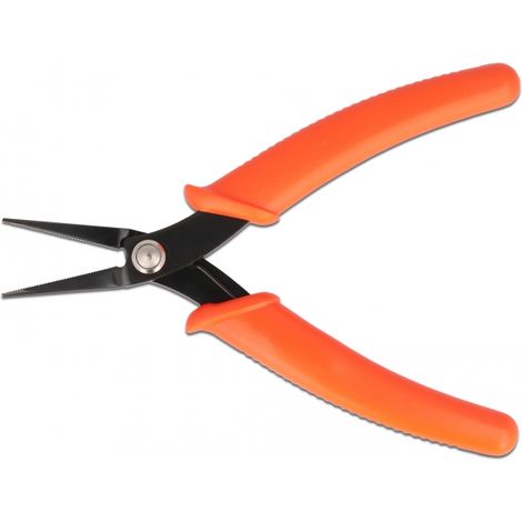 Delock Alicate de punta larga naranja 14,2 cm
