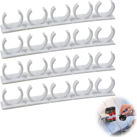 Wandmontierter Küchenorganizer zur Aufbewahrung, klappbares Regal für Utensilien und Zubehör, platzsparend (1/4)