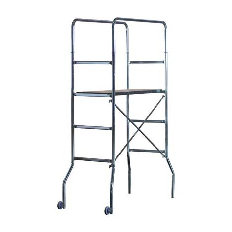 TRABATTELLO TRIO MARCHETTI  ACCIAIO ZINCATO CM 130X60 H.CM 118/188