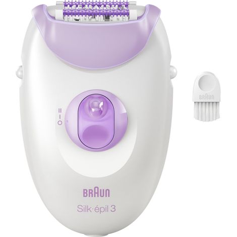 Braun Silk-epil 3-000 Depilatore Bianco-violetto (1/5)