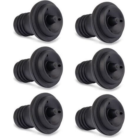 6 pièces-bouchons pour pompe vide-gris,Bouchon vin rouge, bouchon sous vide vin rouge, bouchon bouteille sous vide vin, bouchon individuel (1/3)